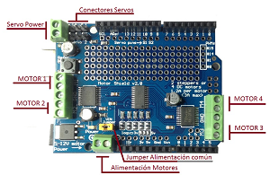 Arduino motor shield v2
